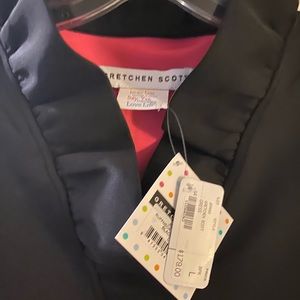 Black Jersey Knit Gretchen Scott Dress